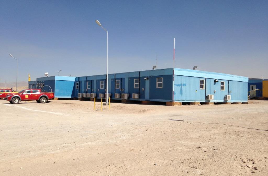 Edificios modulares – Instalaciones de faena CODELCO Chuquicamata